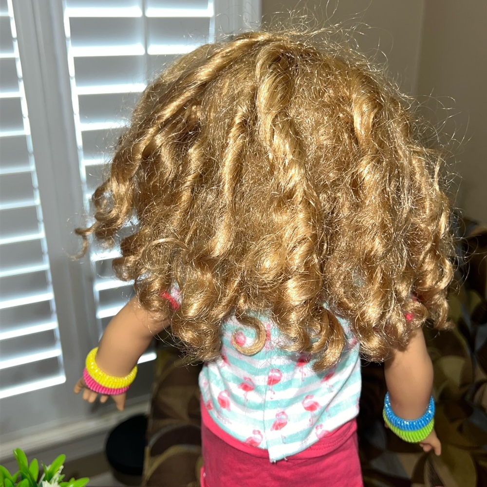 American Girl Courtney Doll 80s, Messy Hair - Picture 15 of 16
